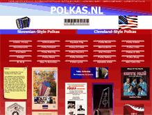 Tablet Screenshot of polkas.nl